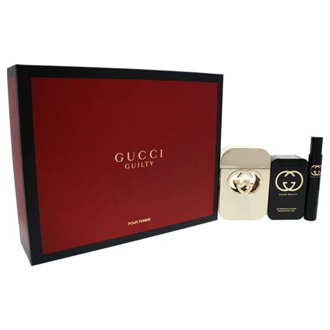 gucci guilty ladies gift set|boots gucci guilty for women.